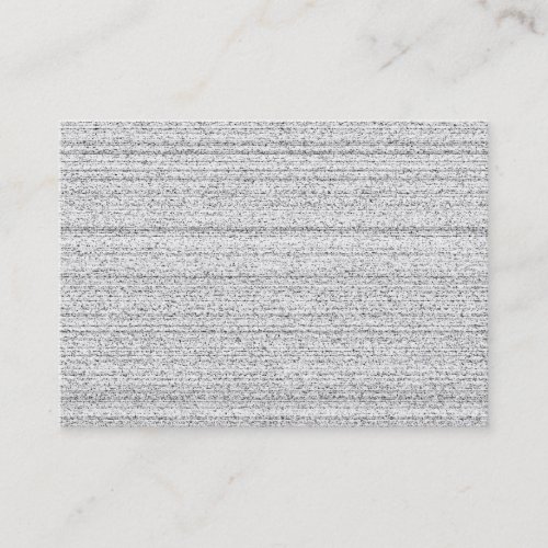 White Noise. Black and White Snowy Grain. Business Cards