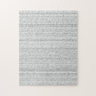 White Noise. Black and White Snowy Grain. Jigsaw Puzzle