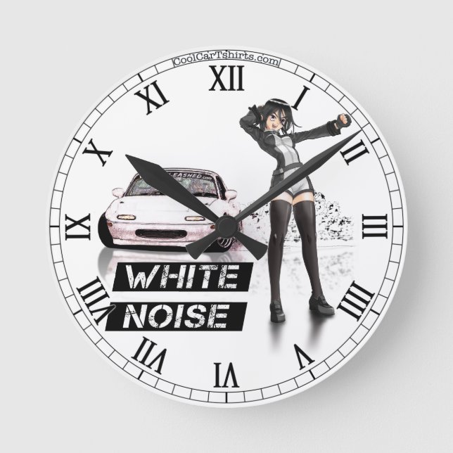 White Noise MX5 Miata Clock (Front)