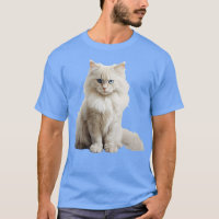 White Norwegian forest cat TShirt
