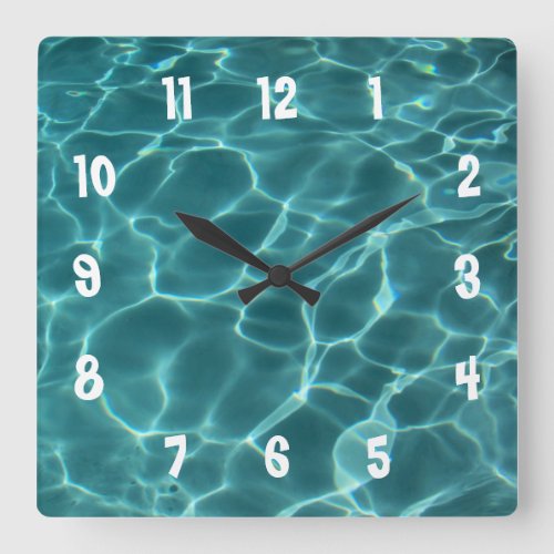 White Numbered Photo Wall Clock