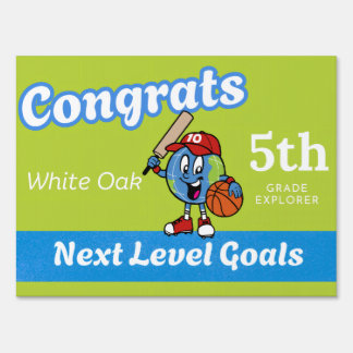 White Oak Explorer 5th Grade Yard Sign