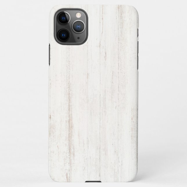 White Old Wood Background iPhone Case (Back)