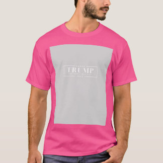 White On Grey_Version 13 Trump T-Shirt
