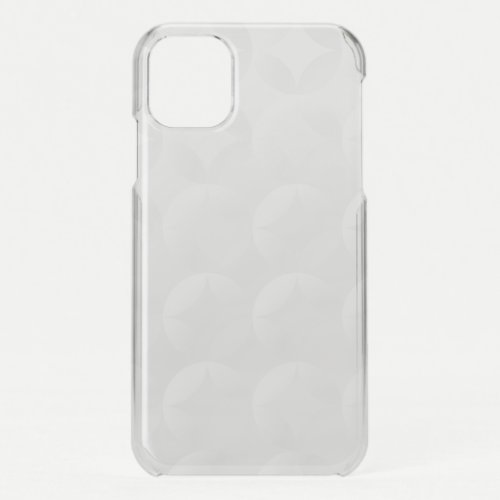 White on White Buttons iPhone Case