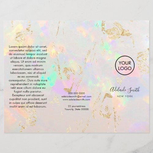 white opal brochure