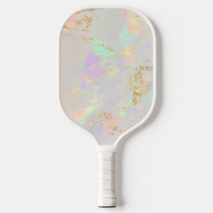 white opal effect pickleball paddle