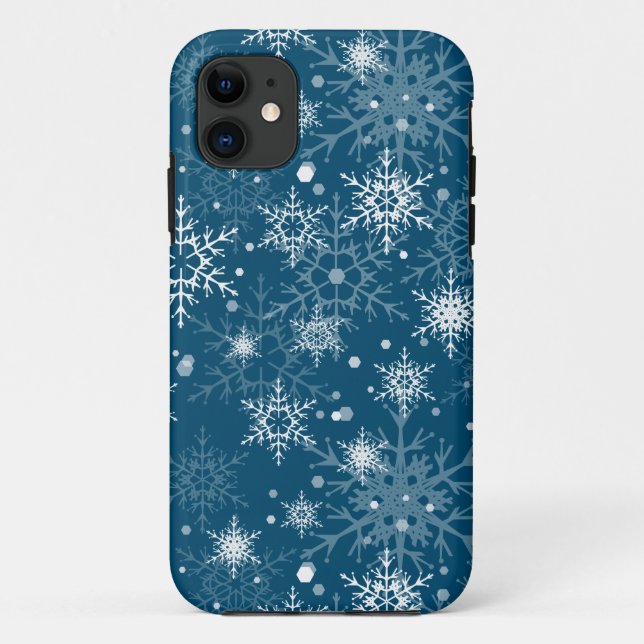 White openwork snowflakes  Case-Mate iPhone case (Back)