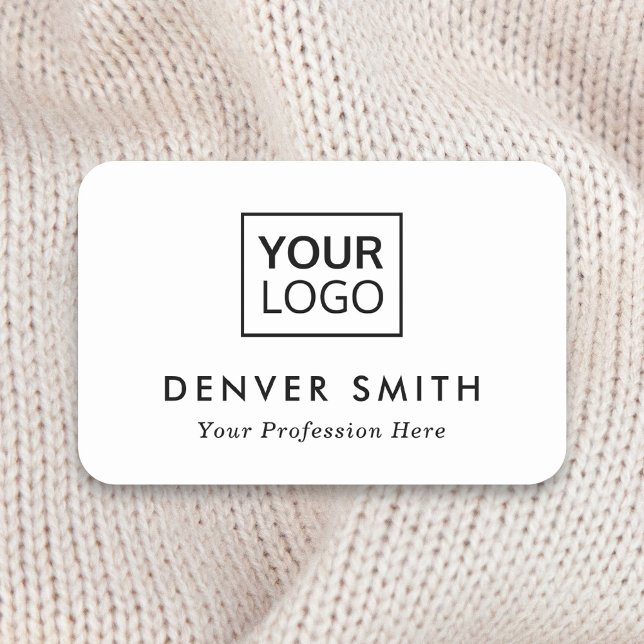 White or any color custom logo name and title tag (Creator Uploaded)