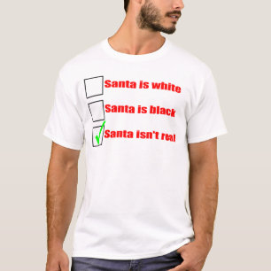 White or black Santa T-Shirt