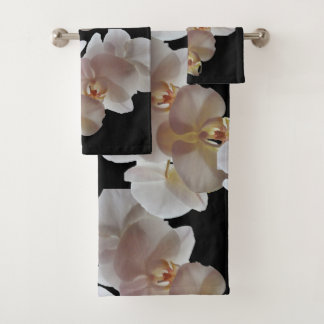 WHITE ORCHID   BATH TOWEL SET