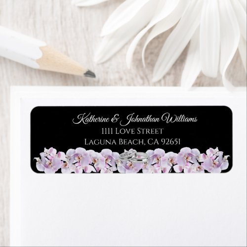 White Orchid Embrace_Wedding_ Label
