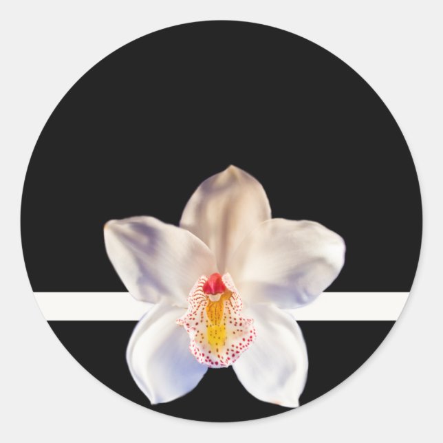 White Orchid Envelope Seal Event W... - Customized (Front)