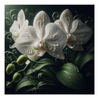 White Orchid Floral