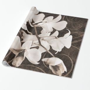 Luxurious White Floral Wrapping Paper – BouquetsbyAlondra