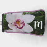 White Orchid I Beautiful Tropical Flower Golf Head Cover