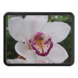 White Orchid I Beautiful Tropical Flower Hitch Cover