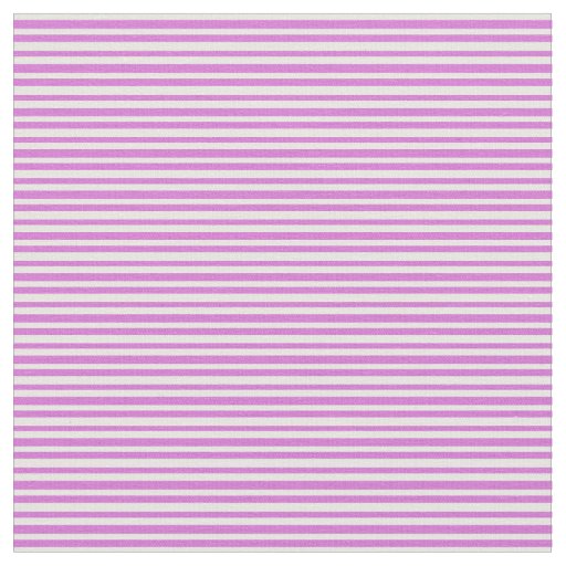 White & Orchid Lines Pattern Fabric