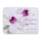 White Orchid Save the Date Magnets