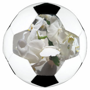 White Orchid Soccer Ball