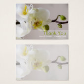 White Orchid • Wedding Favour Tag (Front & Back)