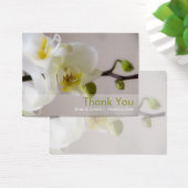 White Orchid • Wedding Favour Tag (Desk)