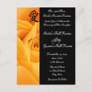 White Orchid Wedding Invitations and Favors