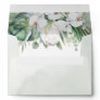 White Orchids and King Protea Tropical Floral Envelope