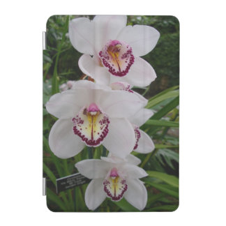 White Orchids Beautiful Tropical Flowers iPad Mini Cover