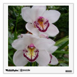 White Orchids Beautiful Tropical Flowers Wall Sticker