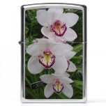 White Orchids Beautiful Tropical Flowers Zippo Lighter
