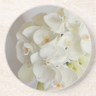 White-Orchids Coaster