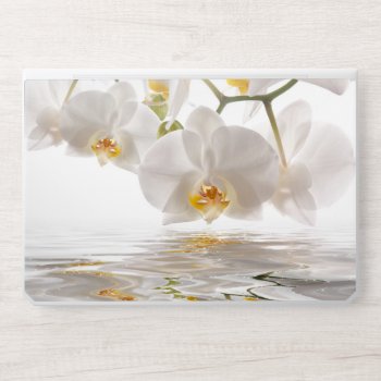 White Orchids Hp Laptop Skin by FantasyCases at Zazzle