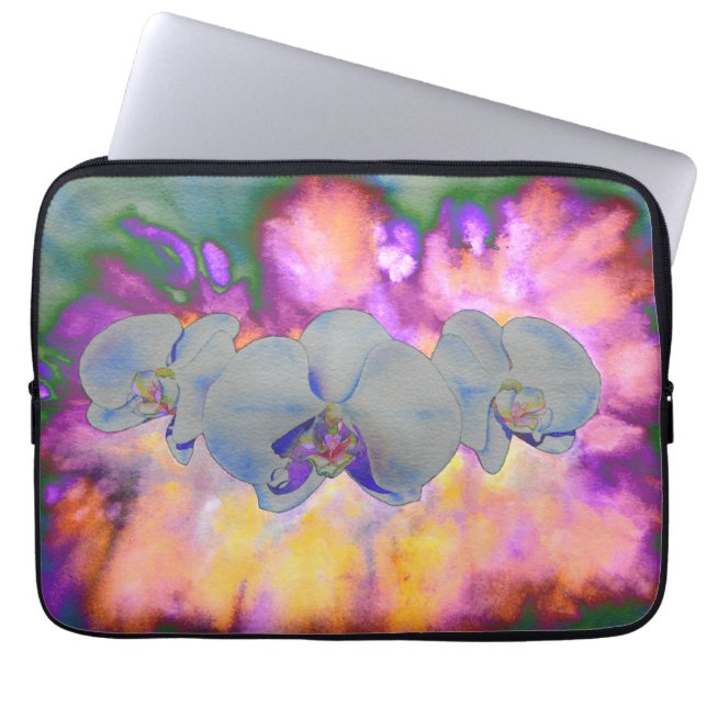 White Orchids - source Laptop Sleeve (Front)