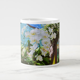 White Orchids Specialty Mug