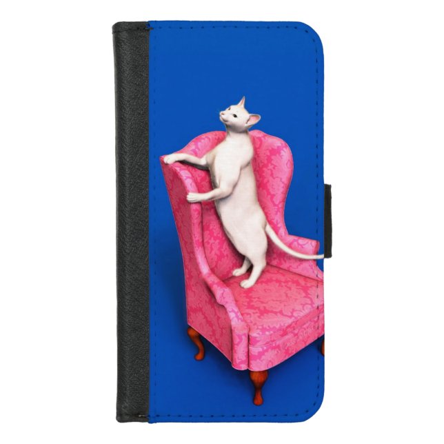 White oriental cat Case-Mate iPhone case (Front)