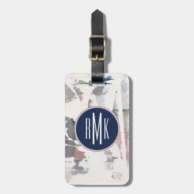 White Out Crop Luggage Tag (Front Vertical)