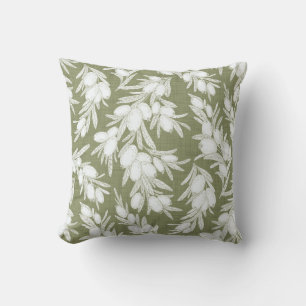 White Outline Berry Cushion