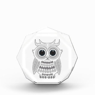 White Owl Acrylic Award