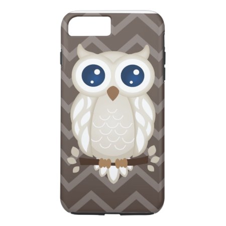 White Owl Iphone 8 Plus/7 Plus Case