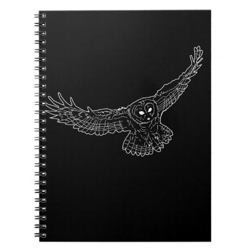White Owl Sketch Notebook