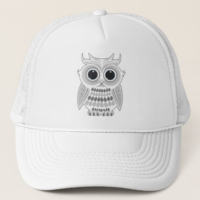 White Owl Trucker Hat (Front)