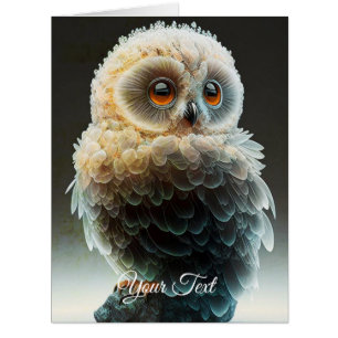 White Owlet.  Cards
