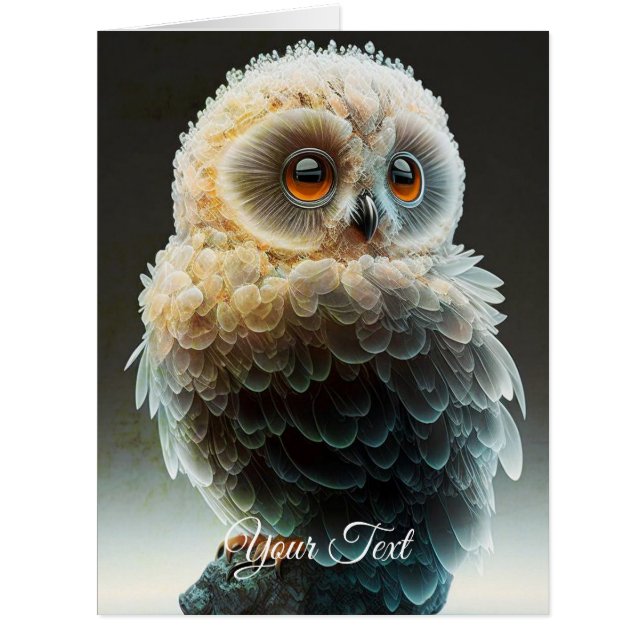 White Owlet.  Cards (Front)