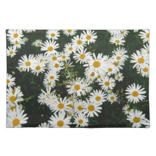 White Oxeye Daisy Meadow Cloth Placemat