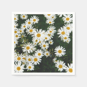 White Oxeye Daisy Meadow Napkins