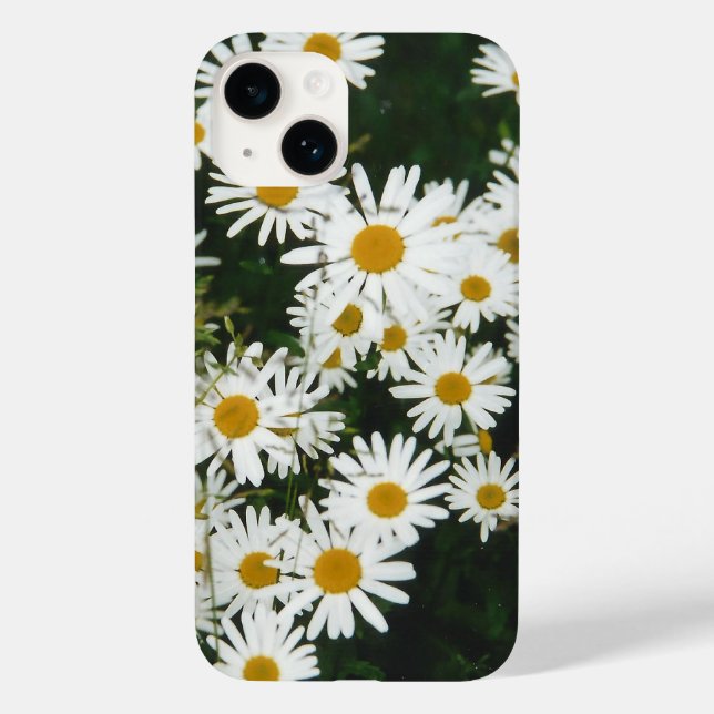 White Oxeye Daisy, Moon Daisy Meadow Case-Mate iPhone Case (Back)