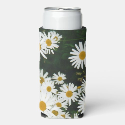 White Oxeye Daisy Moon Daisy Meadow Seltzer Can Cooler