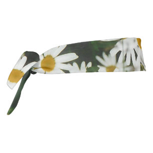 White Oxeye Daisy, Moon Daisy Meadow Tie Headband