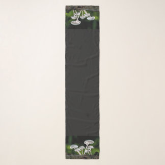White Oyster Autumn Mushrooms Scarf
